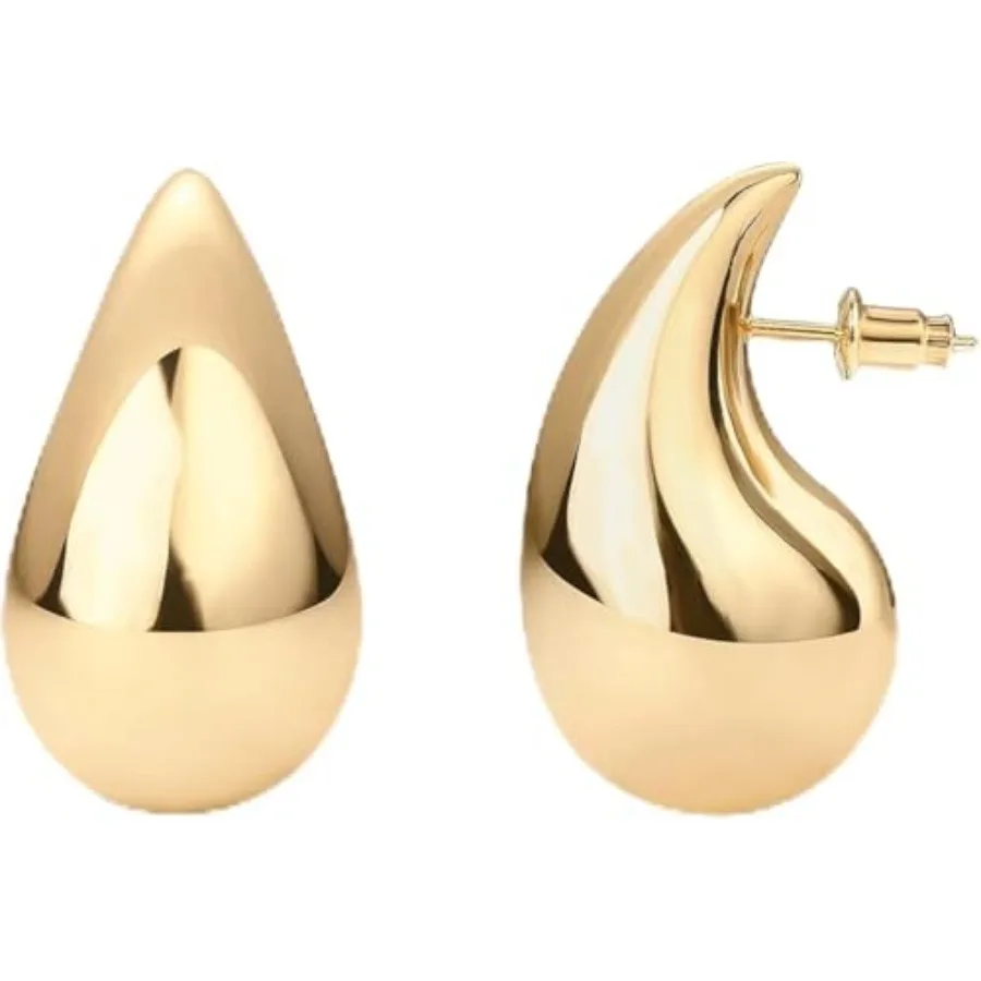 Monika Jewels14K Plated 925 Sterling Silver 32mm Hoop Teardrop Chunky Earrings Lightweight Drop Earrings for Women Earrings,Yel
Monika Jewels14K Plated 925 Sterling Silver 32mm Hoop Teardrop Chunky Earrings Lightweight Drop Earrings for Women Earrings,Yel