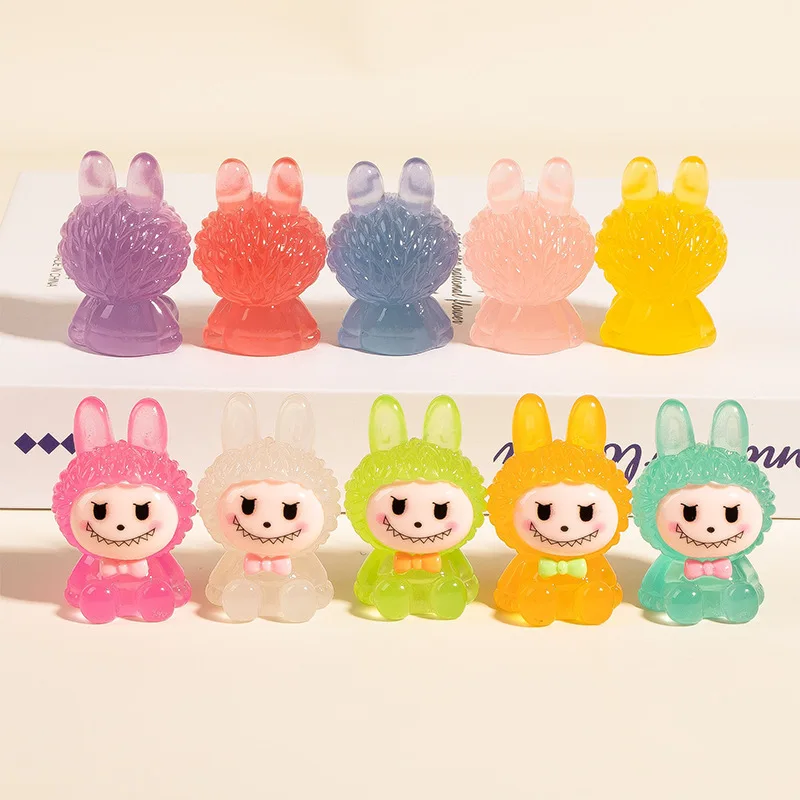 10pcs Bubble Mart Night Light Cartoon Stereoscopic Labubu Cute Children Toy Gift Diy Resin Car Keychains Pendants
10pcs Bubble Mart Night Light Cartoon Stereoscopic Labubu Cute Children Toy Gift Diy Resin Car Keychains Pendants