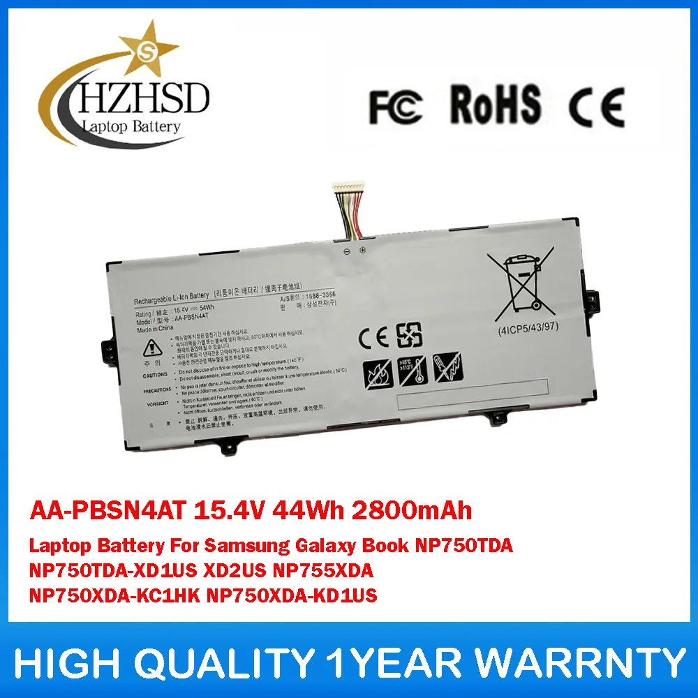 AA-PBSN4AT 15.4V 44Wh 2800mAh Laptop Battery For Samsung Galaxy Book NP750TDA-XD1US XD2US NP755XDA NP750XDA-KC1HK NP750XDA-KD1US
AA-PBSN4AT 15.4V 44Wh 2800mAh Laptop Battery For Samsung Galaxy Book NP750TDA-XD1US XD2US NP755XDA NP750XDA-KC1HK NP750XDA-KD1US