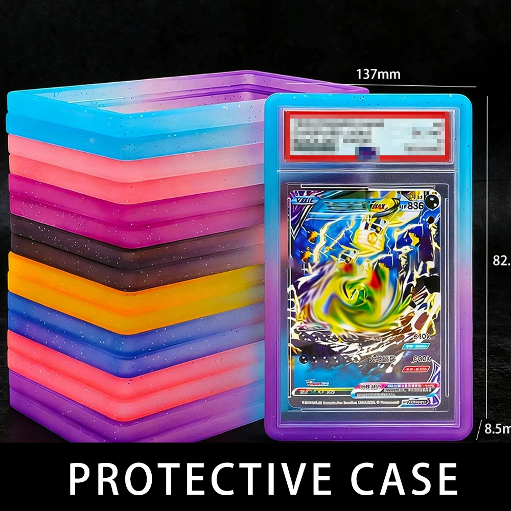 Psa Rating Card Soft Case Silicone Shock Absorption Tpu Protective Case Fit Collection Card Gradient Color Protective Case
Psa Rating Card Soft Case Silicone Shock Absorption Tpu Protective Case Fit Collection Card Gradient Color Protective Case