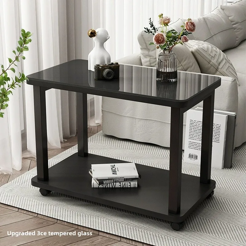 Modern Glass Coffee Side Table Minimalist Living Room Desk Balcony Tea Table Square Corner Shelf Contemporary End Table Mesa
Modern Glass Coffee Side Table Minimalist Living Room Desk Balcony Tea Table Square Corner Shelf Contemporary End Table Mesa