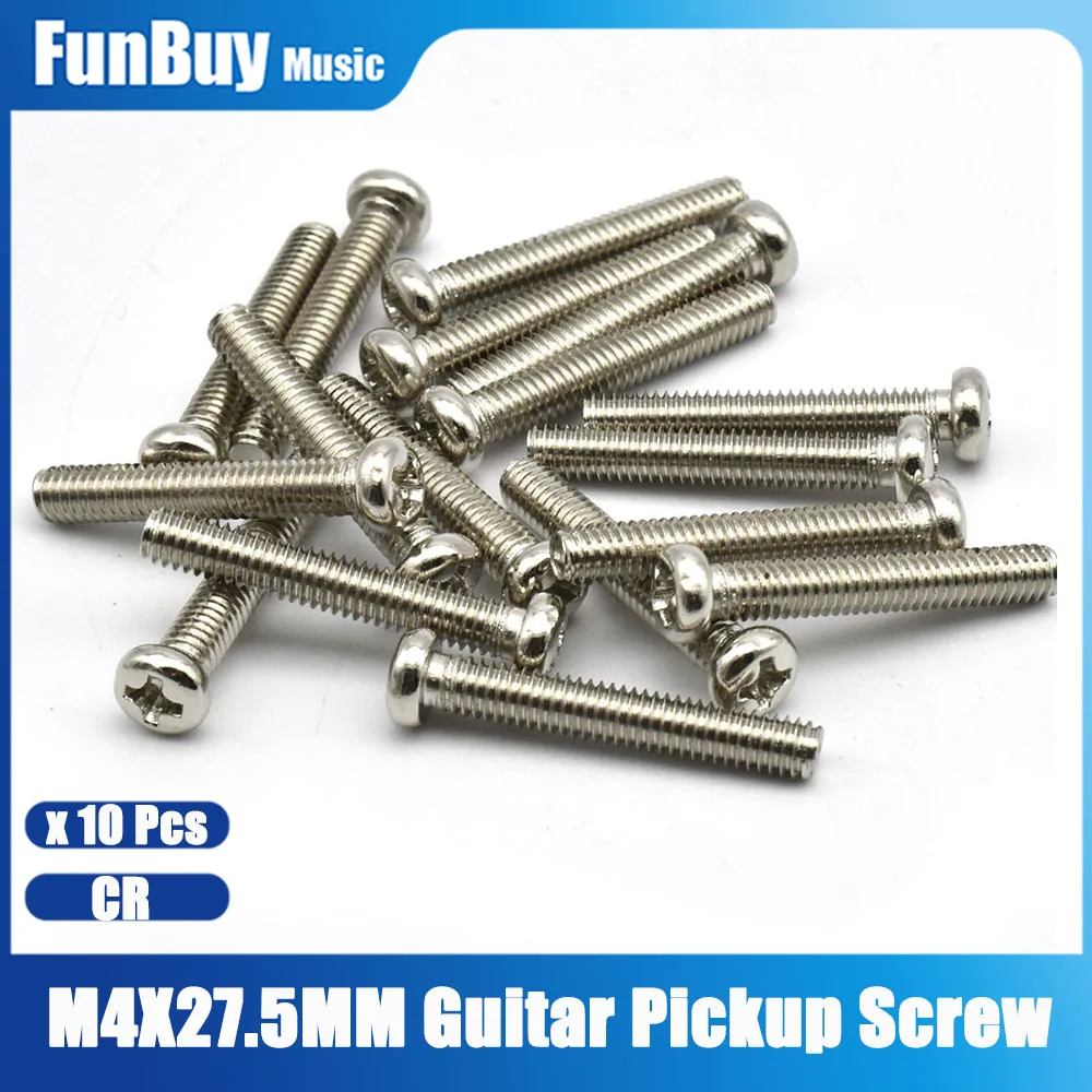 10 шт. M4X27,5 мм TL стиль звукоснимателя для электрогитары регулировочные винты M4 * 27,5 мм никель
10 шт. M4X27,5 мм TL стиль звукоснимателя для электрогитары регулировочные винты M4 * 27,5 мм никель