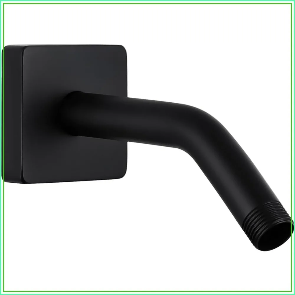 G-Promise All Metal 6-Inch Shower Arm with Flange, Wall-Mounted Stainless Steel Shower Pipe Replacement for Fixed and Handheld Shower Heads, Matte Black
G-Promise All Metal 6-Inch Shower Arm with Flange, Wall-Mounted Stainless Steel Shower Pipe Replacement for Fixed and Handheld Shower Heads, Matte Black