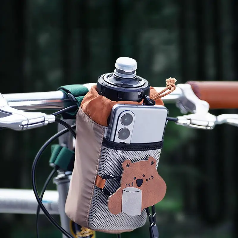 Bike Water Holder Insulated Handlebar Bag Waterproof Insulated Bottle Pouch For Scooter Handlebar Camping Hiking Wheelchair
Bike Water Holder Insulated Handlebar Bag Waterproof Insulated Bottle Pouch For Scooter Handlebar Camping Hiking Wheelchair