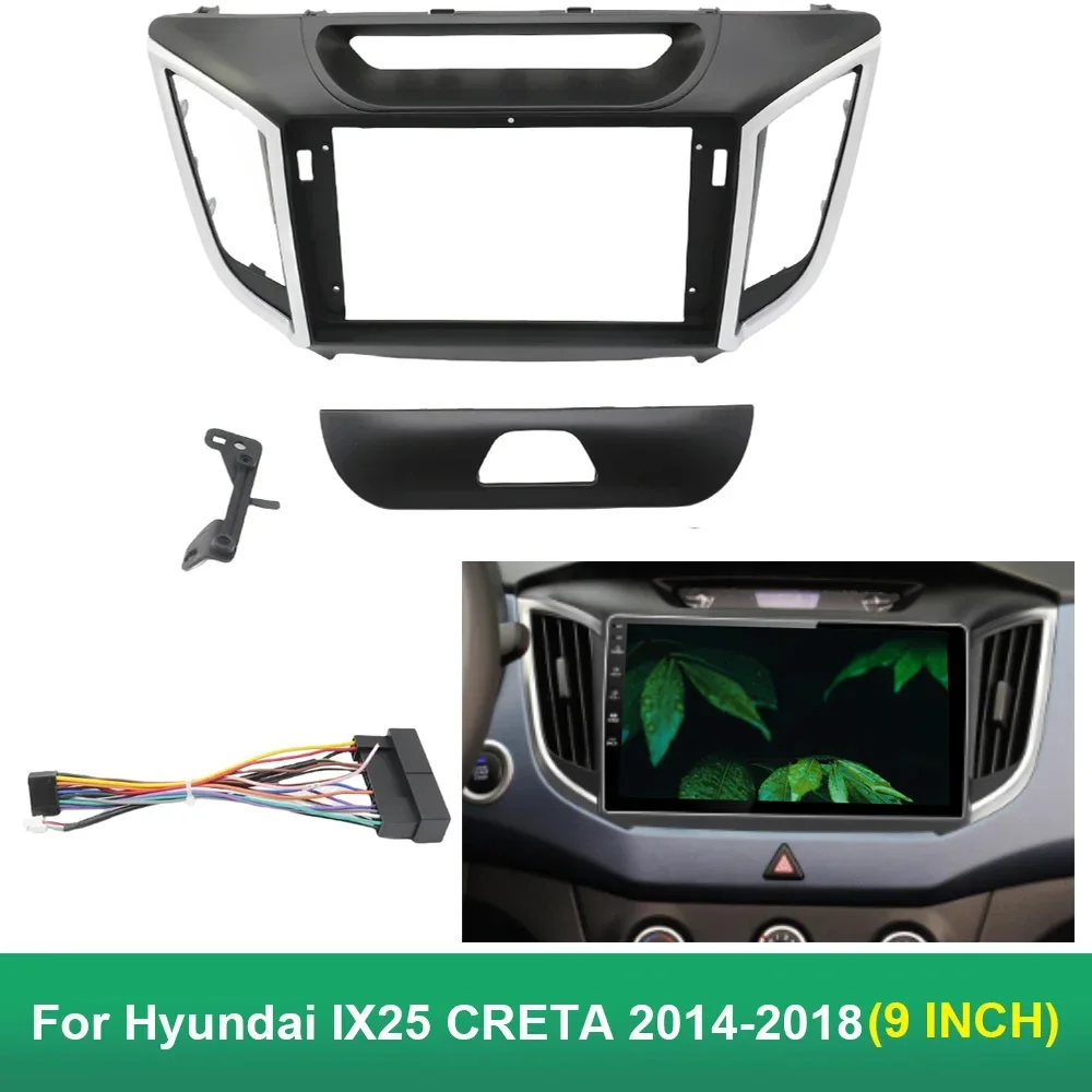 9Inch Car Radio Fascis For Hyundai IX25 CRETA 2014-2018 Android MP5 Player Frame 2Din Head Unit Stereo Panel Dash Cover Trim
9Inch Car Radio Fascis For Hyundai IX25 CRETA 2014-2018 Android MP5 Player Frame 2Din Head Unit Stereo Panel Dash Cover Trim