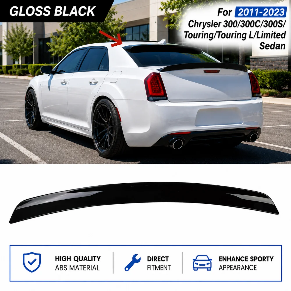 For CHRYSLER 300 300C 300S 2011-2023 Rear Window Roof Spoiler Wing Gloss Black
For CHRYSLER 300 300C 300S 2011-2023 Rear Window Roof Spoiler Wing Gloss Black