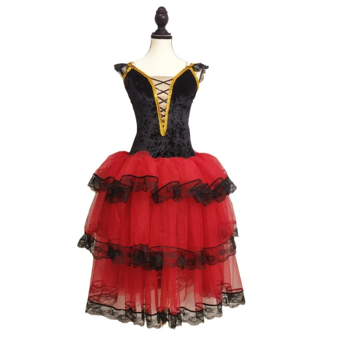 New Red Ballet Tutu Skirt For Women Soft Tulle Long Dress Ruffles Tutus Performance Costumes
New Red Ballet Tutu Skirt For Women Soft Tulle Long Dress Ruffles Tutus Performance Costumes