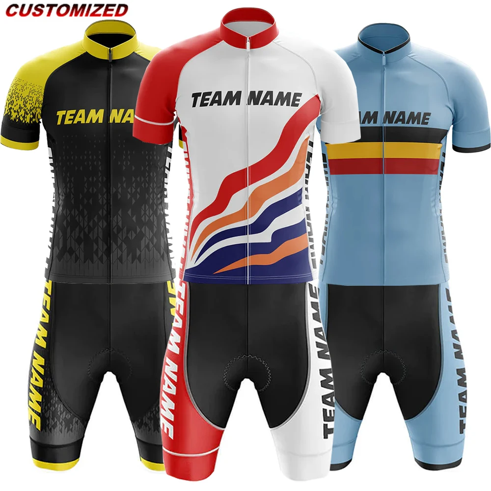 Customized Team Name (9)Men Short Sleeve Cycling Jersey Sets Maillot Ropa Ciclismo Outdoor sports Bicycle Clothing Bike Shirts
Customized Team Name (9)Men Short Sleeve Cycling Jersey Sets Maillot Ropa Ciclismo Outdoor sports Bicycle Clothing Bike Shirts