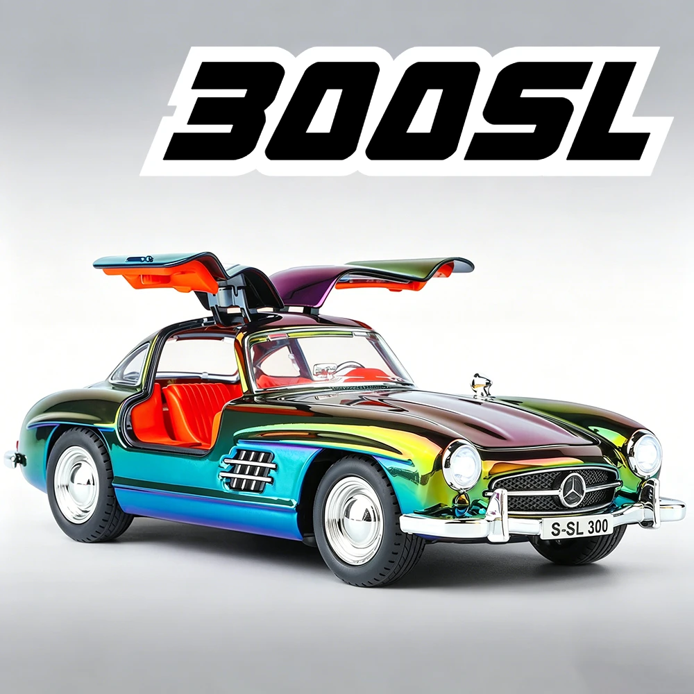 1:24 300SL Vision GT Electroplated Sports Car Model Toy Exquisite Interior Pull Back Shock Absorption Supercar Models for Boys
1:24 300SL Vision GT Electroplated Sports Car Model Toy Exquisite Interior Pull Back Shock Absorption Supercar Models for Boys
