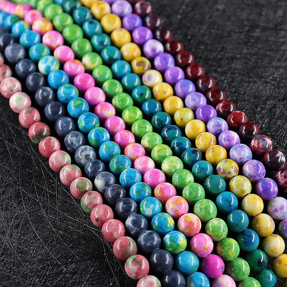 Natural Stone 10mm Rainbow Stones Sediment Jasper Round Beads for DIY Necklace Bracelet Charms Jewelry Accessories 74PCS
Natural Stone 10mm Rainbow Stones Sediment Jasper Round Beads for DIY Necklace Bracelet Charms Jewelry Accessories 74PCS