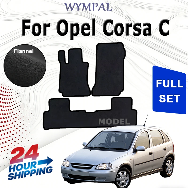 Nylon Velour rugs set for Opel Corsa C hatchback (2000 2001 2002 2003 2004 2005 2006) -Black
Nylon Velour rugs set for Opel Corsa C hatchback (2000 2001 2002 2003 2004 2005 2006) -Black