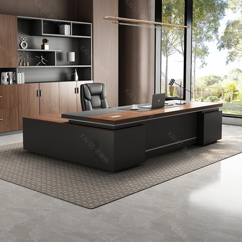 Strong Storage Executive Desk Designer Black Asthetic Luxury Office Desks Drawers Cheap Modern Escrivaninha Office Furniture 
Strong Storage Executive Desk Designer Black Asthetic Luxury Office Desks Drawers Cheap Modern Escrivaninha Office Furniture