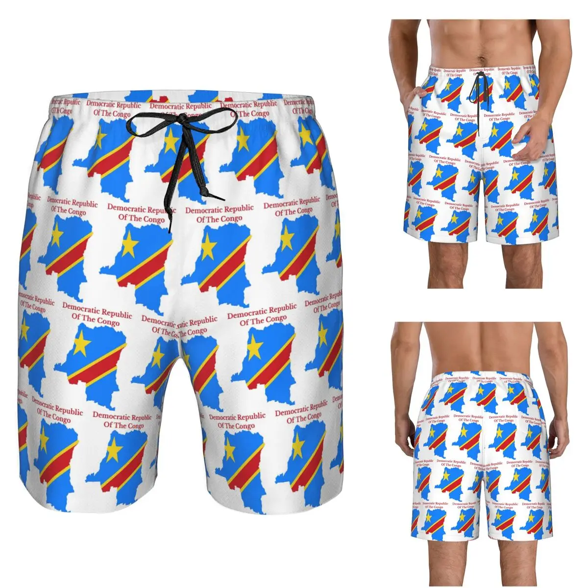 Democratic Republic Of The Congo Flag Map Trunks Beach Board Shorts Casual Quick Dry Swimming Summer Men Pants
Democratic Republic Of The Congo Flag Map Trunks Beach Board Shorts Casual Quick Dry Swimming Summer Men Pants