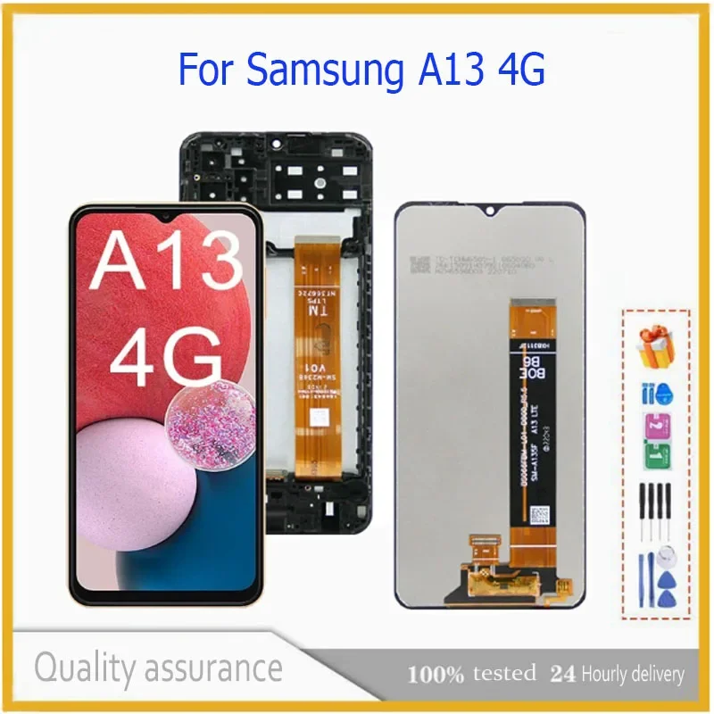 For Samsung Galaxy A13 4G LCD display with digital components A135 a135f a135u A137 touch screen mobile phone
For Samsung Galaxy A13 4G LCD display with digital components A135 a135f a135u A137 touch screen mobile phone