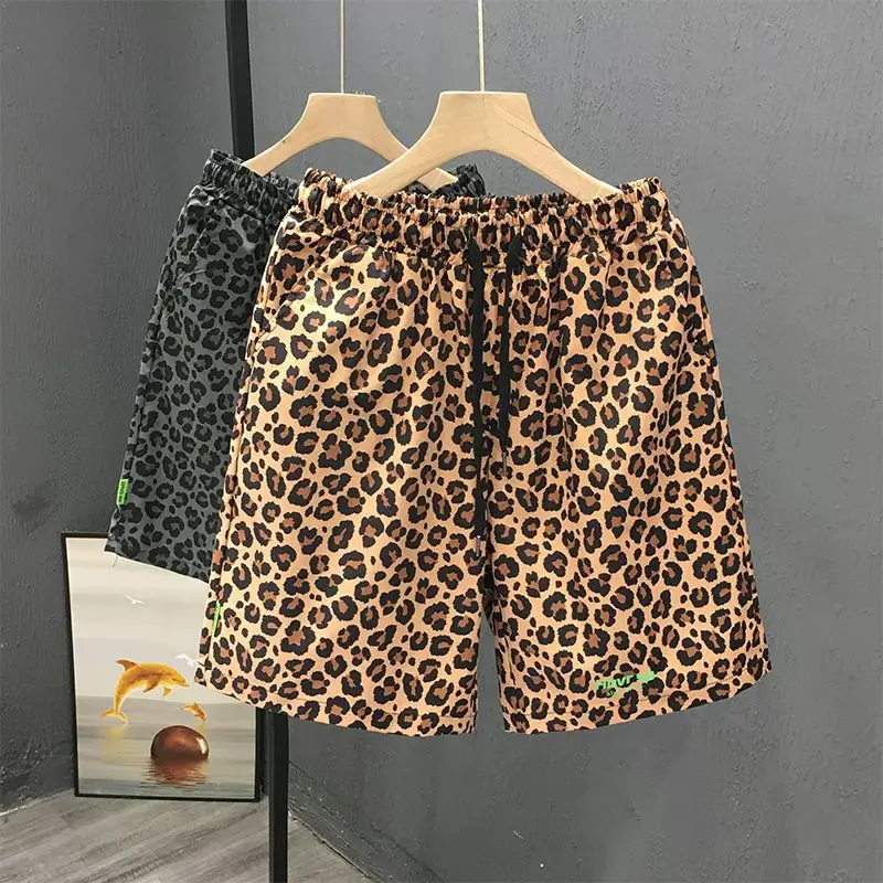 Large Size 300 Pou Leopard Print orts ex Beachwear Summer Thin Five-Quarter Mid-Pants Casual Loose Fit Youth Sle
Large Size 300 Pou Leopard Print orts ex Beachwear Summer Thin Five-Quarter Mid-Pants Casual Loose Fit Youth Sle