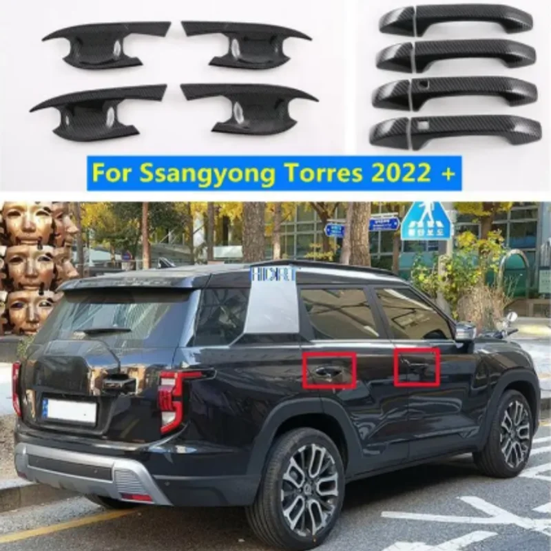 For Ssangyong Torres 2022 2023 abs Carbon Fiber Door Handle Cover Trim Bowl Inset Sticker Protector Car Styling Accessories
For Ssangyong Torres 2022 2023 abs Carbon Fiber Door Handle Cover Trim Bowl Inset Sticker Protector Car Styling Accessories