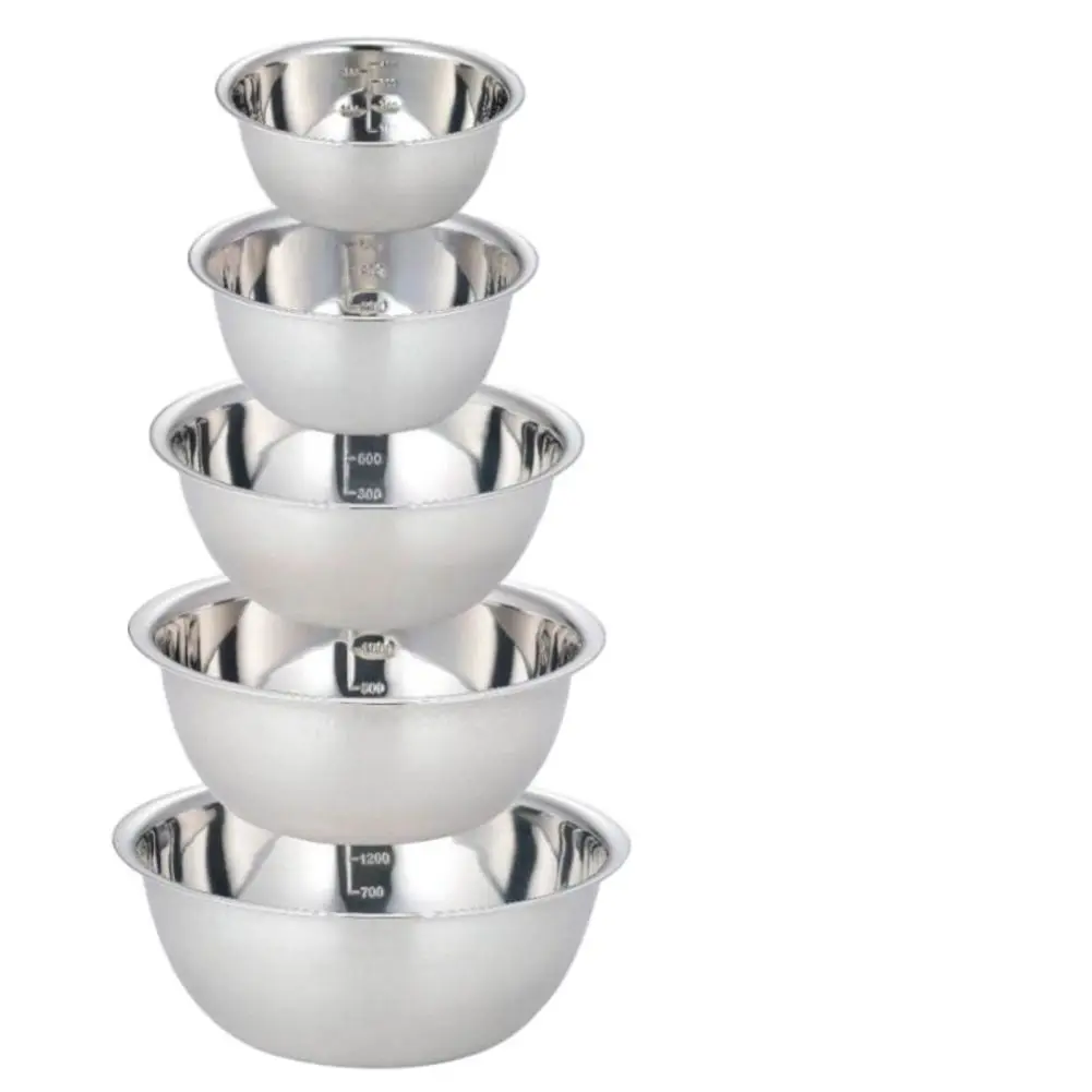 Stainless Steel Mixing Bowls Set 5 Pack Stackable Portable Cooking Nesting Storage Bowls For Home Kitchen Outdoor Camping
Stainless Steel Mixing Bowls Set 5 Pack Stackable Portable Cooking Nesting Storage Bowls For Home Kitchen Outdoor Camping