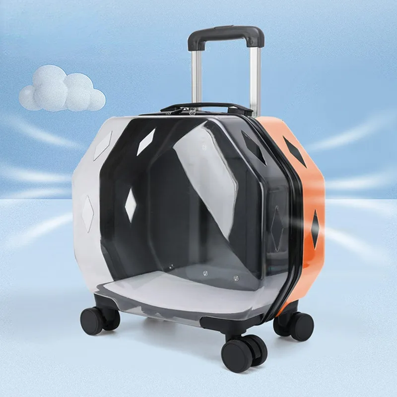 Cat Trolley Case Dog Travel Transport Bag Transparent Wide View Handbag Outing Portable Fashion Pet Backpack Bubble Box
Cat Trolley Case Dog Travel Transport Bag Transparent Wide View Handbag Outing Portable Fashion Pet Backpack Bubble Box