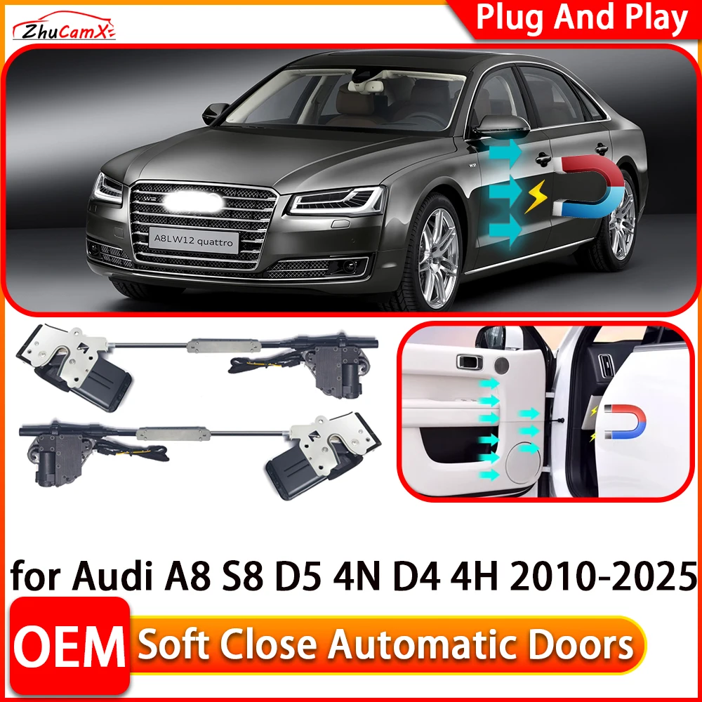 ZhuCamX for Audi A8 S8 D5 4N D4 4H 2010-2025 Automatic Electric Soft Close Door Closer Power Closing Door Comfort Closing System
ZhuCamX for Audi A8 S8 D5 4N D4 4H 2010-2025 Automatic Electric Soft Close Door Closer Power Closing Door Comfort Closing System