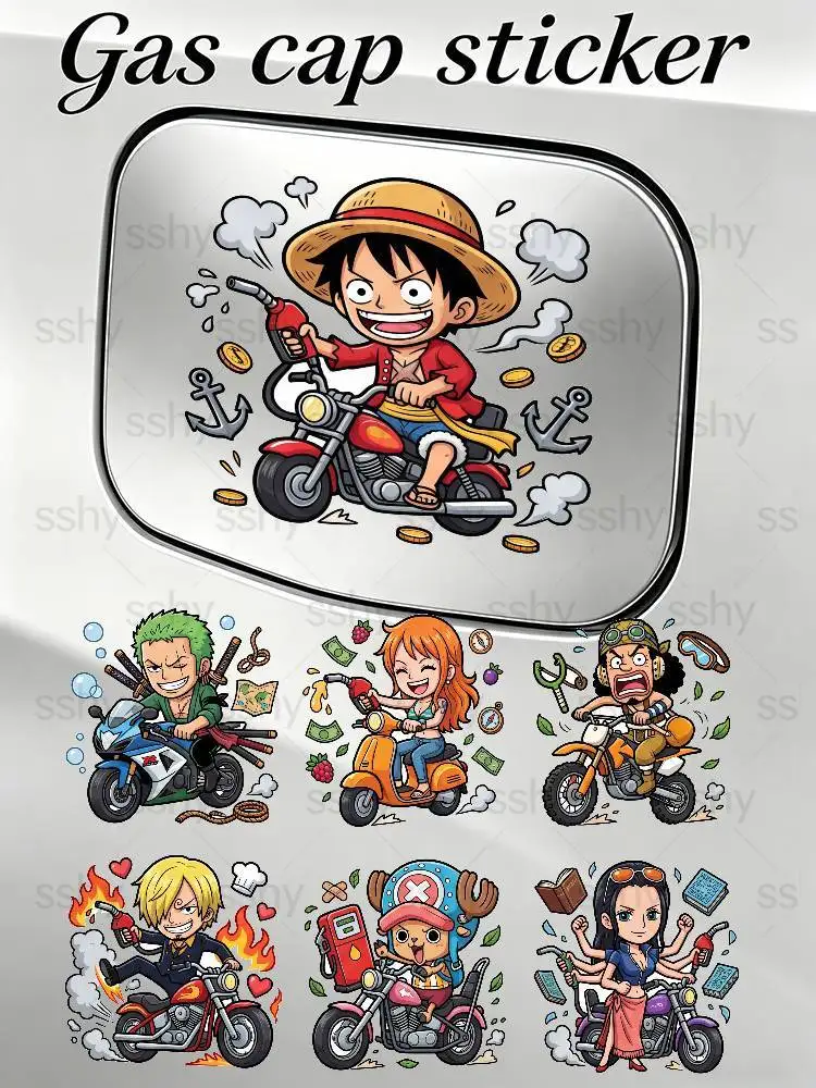 ANIME ONE PIECE LUFFY ZORO Car Fuel Tank Cap Warning Sticker Waterproof Vinyl Fuel Cap Decal
ANIME ONE PIECE LUFFY ZORO Car Fuel Tank Cap Warning Sticker Waterproof Vinyl Fuel Cap Decal