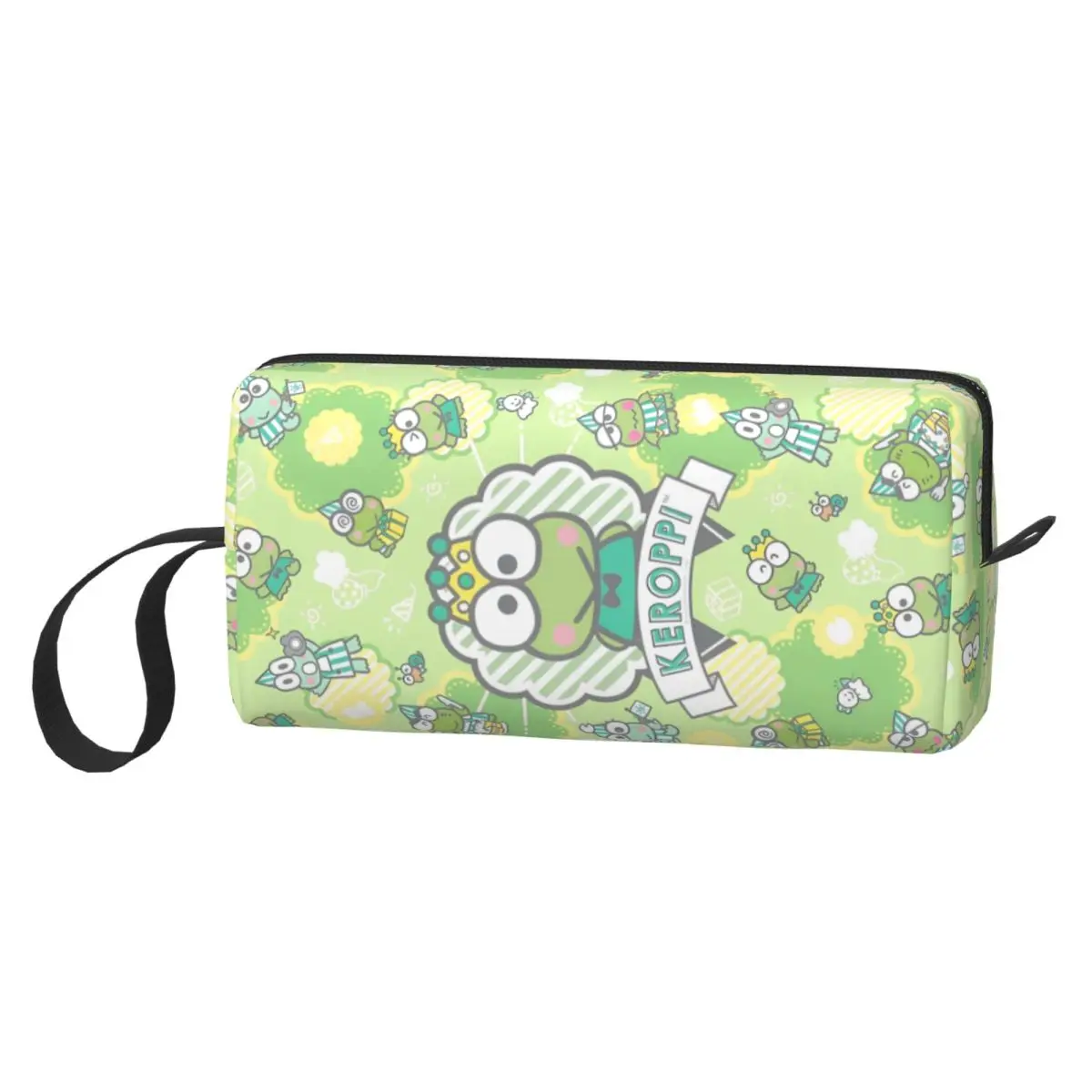 Custom Sanrio Kero Kero Keroppi Storage Organizers Girls For Necessaries Graphic Makeup Bag Bathroom Portable Cosmetic Bags
Custom Sanrio Kero Kero Keroppi Storage Organizers Girls For Necessaries Graphic Makeup Bag Bathroom Portable Cosmetic Bags