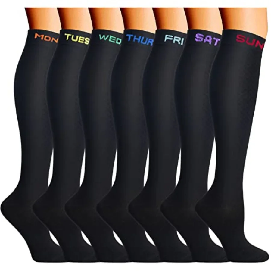 7 Pairs Copper Compression Socks for Men Women 20-30 mmHg Knee High Stockings Best Support for Sports
7 Pairs Copper Compression Socks for Men Women 20-30 mmHg Knee High Stockings Best Support for Sports