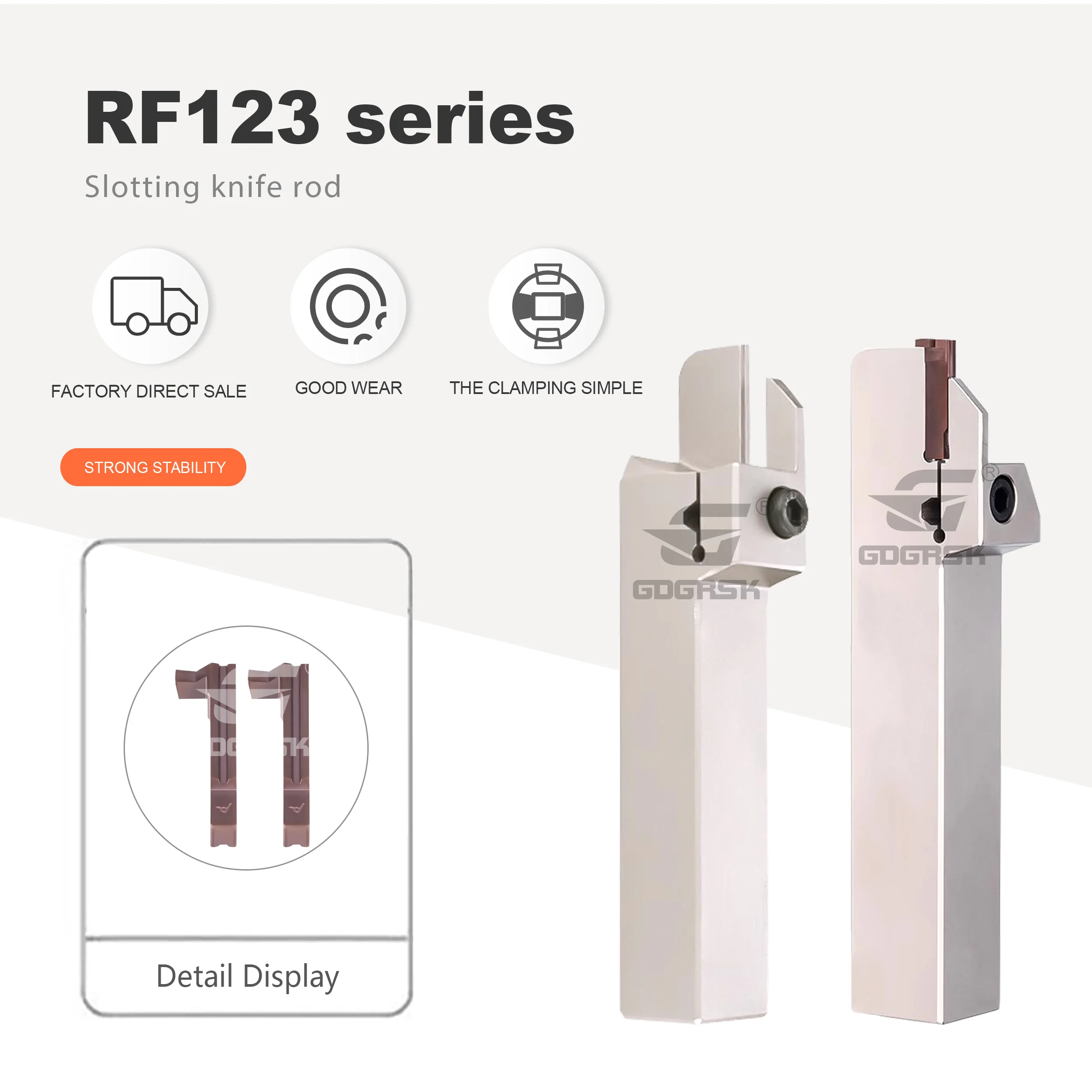 Инструмент для наружных канавок серии R/LF123 RF123E1212J-2D24 LF123J2525M-5T25 Резак для сейсмических канавок 7R123H1 Лезвие с ЧПУ с семью шрифтами
Инструмент для наружных канавок серии R/LF123 RF123E1212J-2D24 LF123J2525M-5T25 Резак для сейсмических канавок 7R123H1 Лезвие с ЧПУ с семью шрифтами