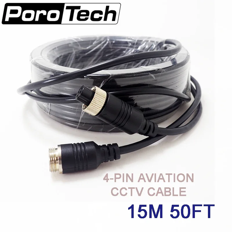 AC-15M 20PCS/lot Waterproof 4 Pin Aviation video Cable Camera video Extension Cable For Reversing Vehicle / CCTV System
AC-15M 20PCS/lot Waterproof 4 Pin Aviation video Cable Camera video Extension Cable For Reversing Vehicle / CCTV System