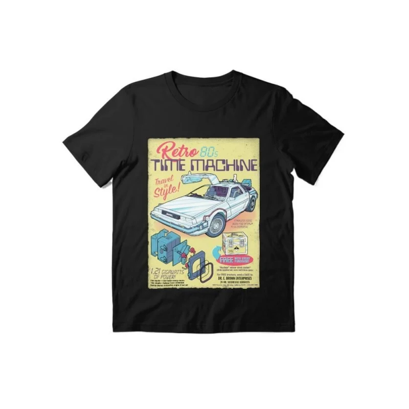 0324 Back To The Future Retro Sic Fi Gift t shirt Vintage Time Machine DeLorean Graphic Clothes Large size Tops
0324 Back To The Future Retro Sic Fi Gift t shirt Vintage Time Machine DeLorean Graphic Clothes Large size Tops