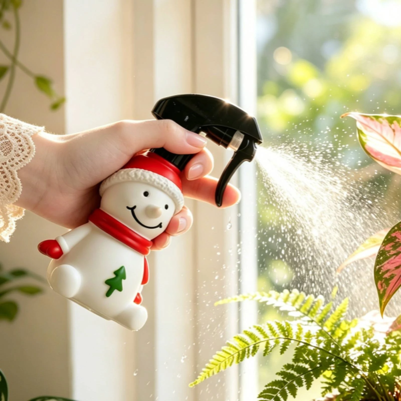 Holiday Figurine Sprayer Rounded Character Design Decorative Plant Spray Bottle House Accent ABS and Resin Garden Tool Fine Mist
Holiday Figurine Sprayer Rounded Character Design Decorative Plant Spray Bottle House Accent ABS and Resin Garden Tool Fine Mist