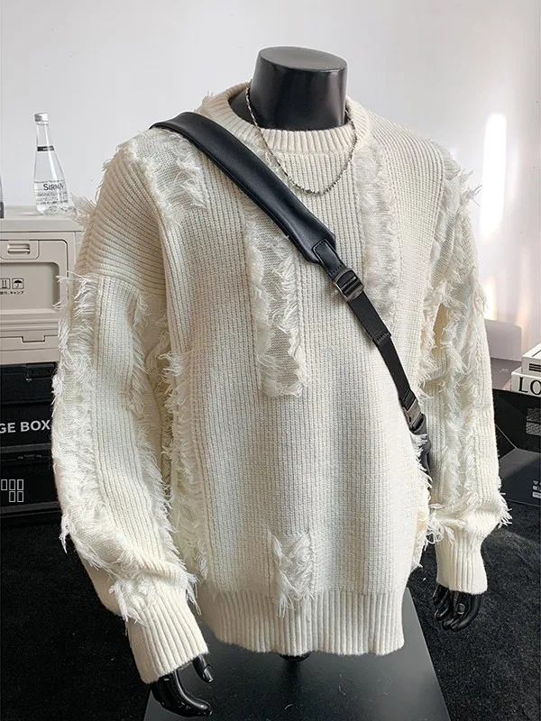 American Sle Loose Comfortable Men's Knitted Sweater Winter Warm Inner Wear Long Sve Casual Loose Hole Design Cotton Blend
American Sle Loose Comfortable Men's Knitted Sweater Winter Warm Inner Wear Long Sve Casual Loose Hole Design Cotton Blend