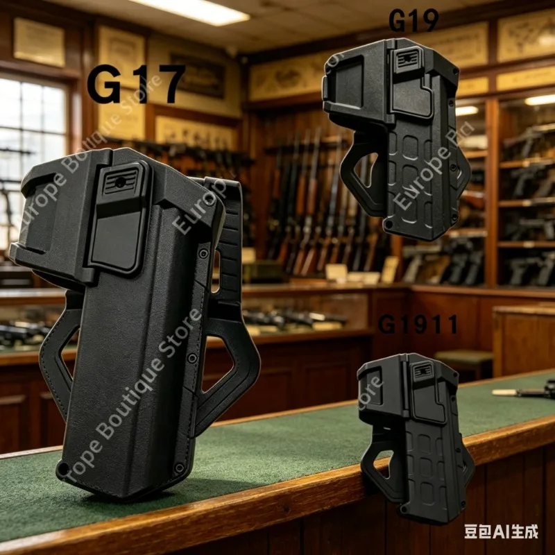 New Universal Tactical Holster Standard 9mm .45 Caliber Waist Mount with Light Compatible Outdoor Training Gear
New Universal Tactical Holster Standard 9mm .45 Caliber Waist Mount with Light Compatible Outdoor Training Gear