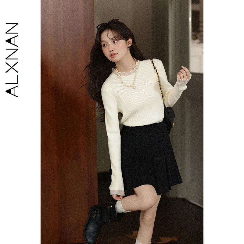 ALXNAN топы с длинными рукавами в стиле пэчворк с бантом и круглым вырезом, женский вязаный свитер, осенние новые повседневные женские пуловеры высокого качества L57829
ALXNAN топы с длинными рукавами в стиле пэчворк с бантом и круглым вырезом, женский вязаный свитер, осенние новые повседневные женские пуловеры высокого качества L57829