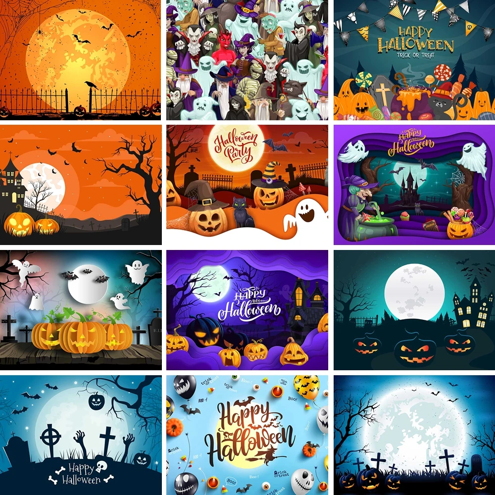 MOON.QG Moon Pumpkin Tomb Light Photography Backdrops Halloween Night Photo Background Decoration Photo Wallpaper Baby Shark
MOON.QG Moon Pumpkin Tomb Light Photography Backdrops Halloween Night Photo Background Decoration Photo Wallpaper Baby Shark