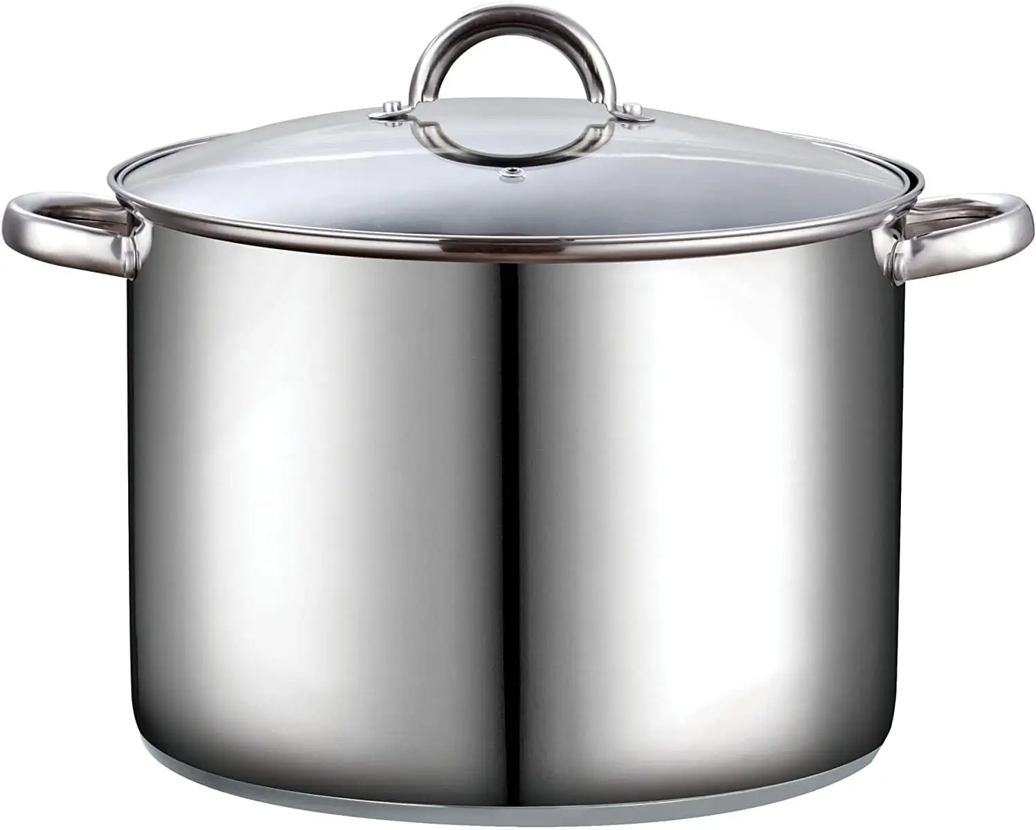 16 Quart Stainless Steel Stockpot with Lid, Induction Compatible, Large Capacity for Soups & Stews
16 Quart Stainless Steel Stockpot with Lid, Induction Compatible, Large Capacity for Soups & Stews