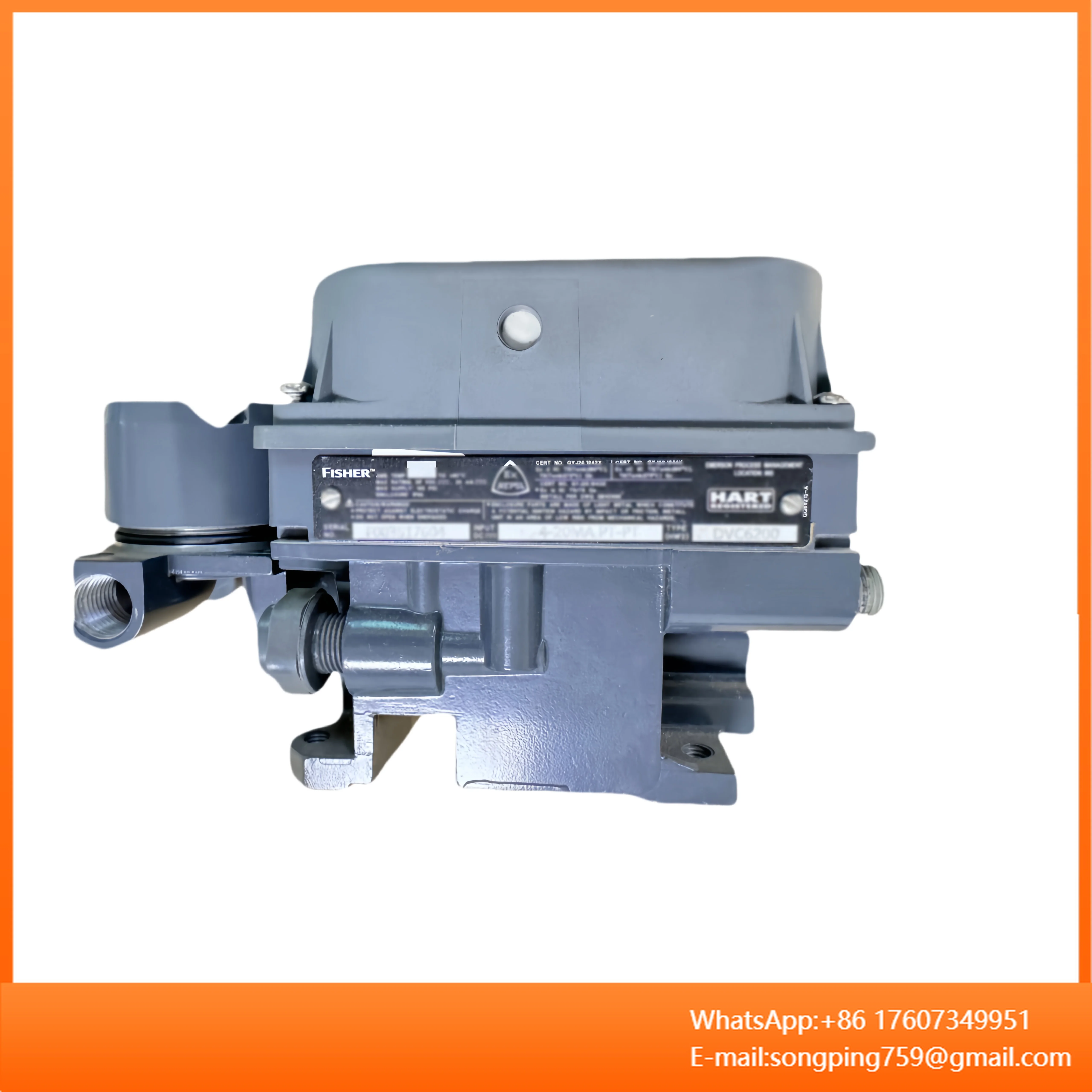 100% Original FISHER DVC6200 Electronic Valve Positioner | High-Quality
100% Original FISHER DVC6200 Electronic Valve Positioner | High-Quality