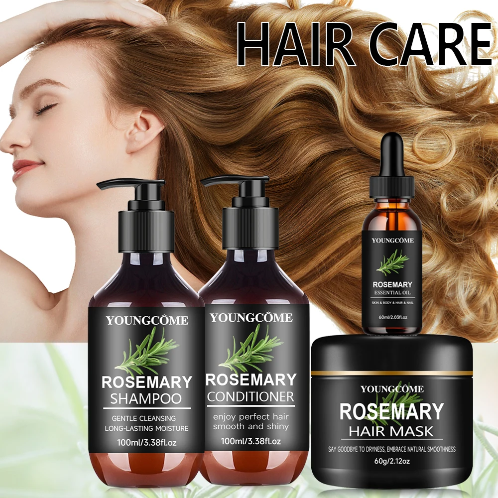 Rosemary Hair Care Kit 4in1 - Mask+Shampoo+Conditioner+Oil, with Biotin, Cleanses and Helps Strengthen Weak and Brittle Hair 4pc
Rosemary Hair Care Kit 4in1 - Mask+Shampoo+Conditioner+Oil, with Biotin, Cleanses and Helps Strengthen Weak and Brittle Hair 4pc