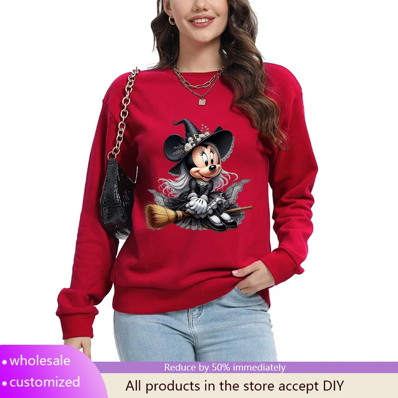 Halloween Disney Hoodie Pumpkin Woman Sweatshirts Hoodies Autumn Winter Long Sleeves Mickey Clothing Trends 2025 Ladies Top
Halloween Disney Hoodie Pumpkin Woman Sweatshirts Hoodies Autumn Winter Long Sleeves Mickey Clothing Trends 2025 Ladies Top