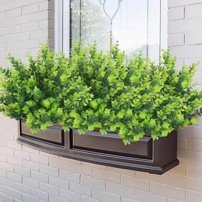 Artificial Green Eucalyptus Leaves Stems Plastic Plant Decor For Wedding Home Office Kitchen Garden - Non-Living Fake Plant
Artificial Green Eucalyptus Leaves Stems Plastic Plant Decor For Wedding Home Office Kitchen Garden - Non-Living Fake Plant