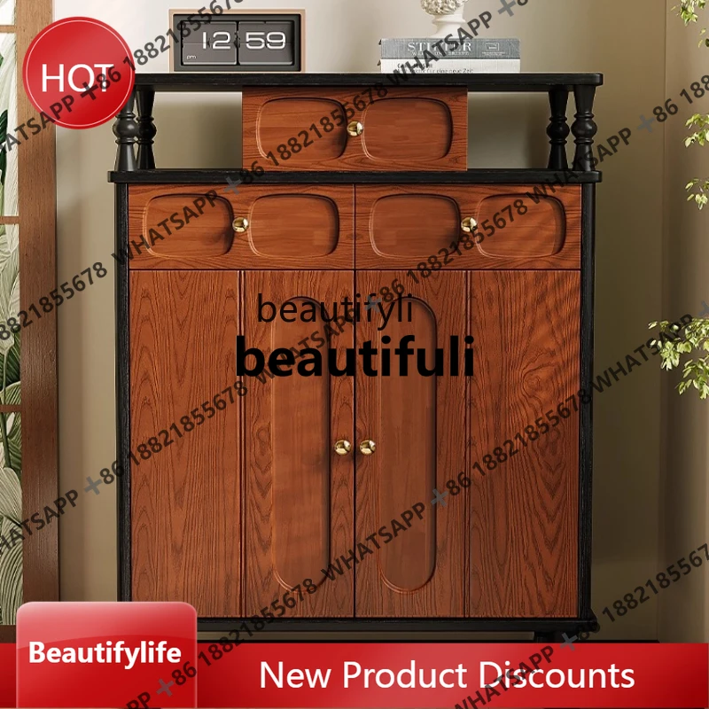 French Style Counter Storage Shoe Cabinet Double Door Storage French Light Luxury New Style Chest of Drawers
French Style Counter Storage Shoe Cabinet Double Door Storage French Light Luxury New Style Chest of Drawers