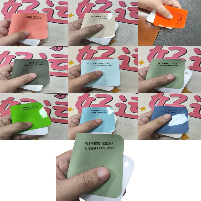 3M Car Wrap Film High Gloss PET Crystal Khaki Green PPF Air Release Not Layered Military Texture Chip Resistant Thermal
3M Car Wrap Film High Gloss PET Crystal Khaki Green PPF Air Release Not Layered Military Texture Chip Resistant Thermal