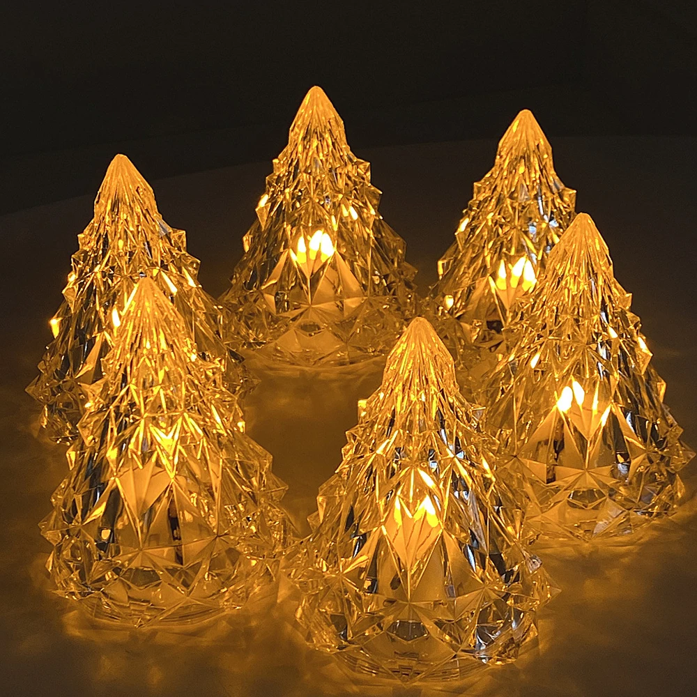 Mini Led Night Lights For Christmas Decoration Crystal Ornament Atmosphere Lights Christmas Navidad New Year Decor Table Lamps
Mini Led Night Lights For Christmas Decoration Crystal Ornament Atmosphere Lights Christmas Navidad New Year Decor Table Lamps