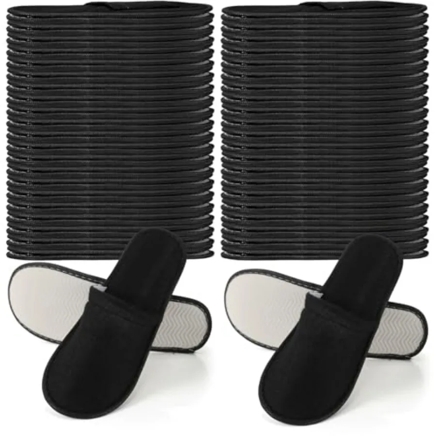Hicarer Disposable Slippers, Non Slip Closed Toe - Unisex, 60 Pairs for Hotel, Home, Travel, Spa, Massage, 2 Sizes
Hicarer Disposable Slippers, Non Slip Closed Toe - Unisex, 60 Pairs for Hotel, Home, Travel, Spa, Massage, 2 Sizes