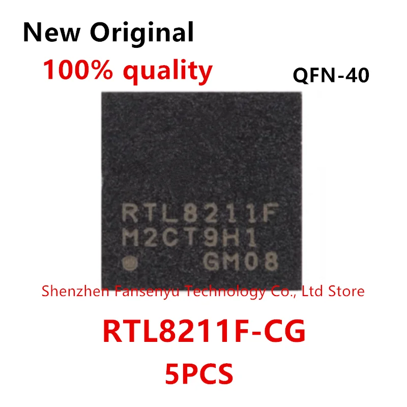 (5piece)100% New RTL8211F RTL8211F-CG QFN Chipset.
(5piece)100% New RTL8211F RTL8211F-CG QFN Chipset.