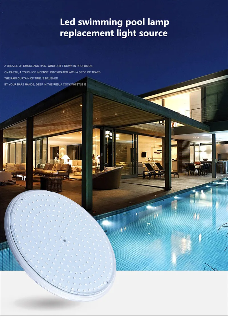 IP68 18W 35W Swimming Pool Light PAR56 Resin Filled Light AC12V Underwater Light RGB with RC Warm and Cold without RC
IP68 18W 35W Swimming Pool Light PAR56 Resin Filled Light AC12V Underwater Light RGB with RC Warm and Cold without RC