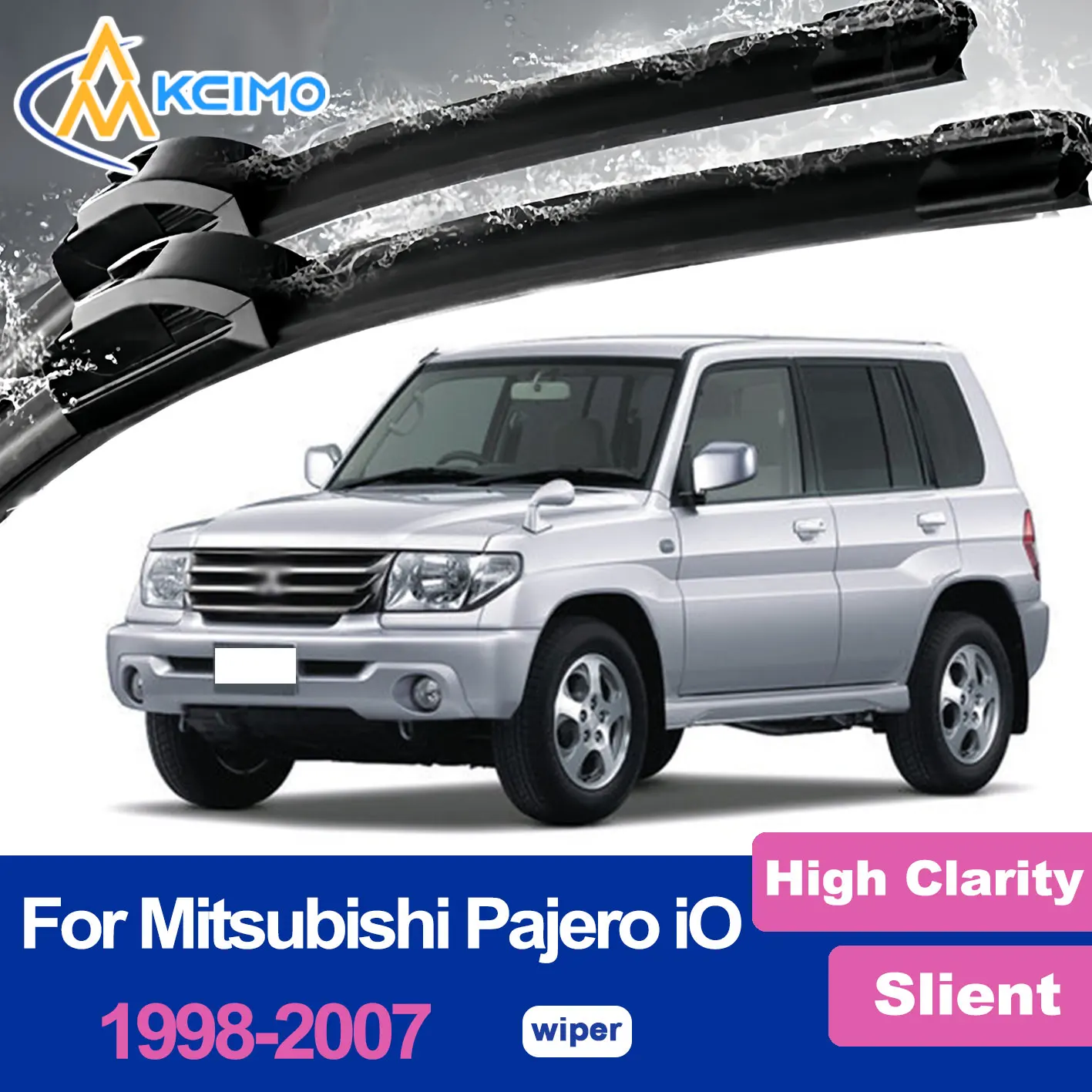 2 Pack Silent Beam Wiper Blades for Mitsubishi Pajero iO 1998-2007 Noiseless All-Weather Design Windshield Rain Brush Accessory
2 Pack Silent Beam Wiper Blades for Mitsubishi Pajero iO 1998-2007 Noiseless All-Weather Design Windshield Rain Brush Accessory