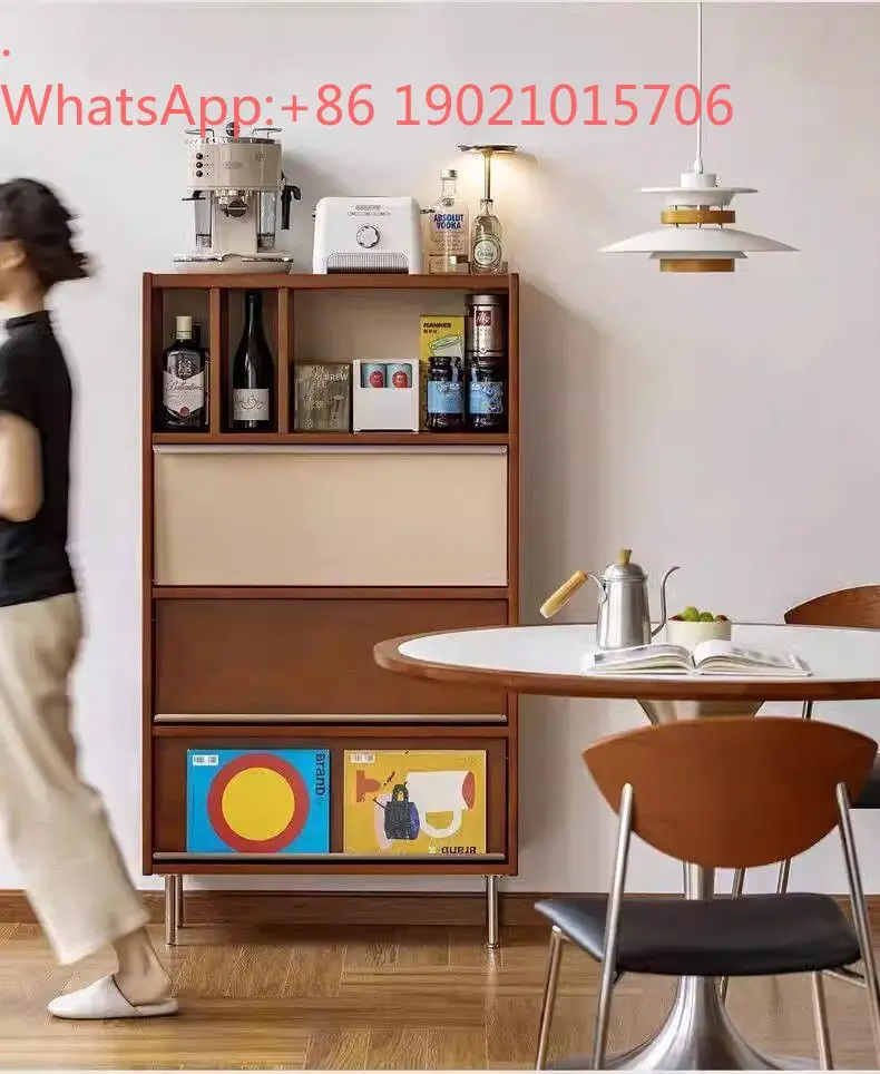 HXL Solid Wood Bookcase Magazine Retro Sofa Side Cabinet Living Room Display Storage Sideboard Cabinet
HXL Solid Wood Bookcase Magazine Retro Sofa Side Cabinet Living Room Display Storage Sideboard Cabinet
