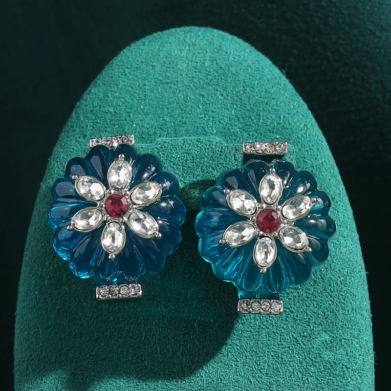 Vintage Transparent Blue Snowflake Pumpkin Earrings For Women Luxury Art Deco Party Accessories Girls Jewelry Gift Trending 2026
Vintage Transparent Blue Snowflake Pumpkin Earrings For Women Luxury Art Deco Party Accessories Girls Jewelry Gift Trending 2026