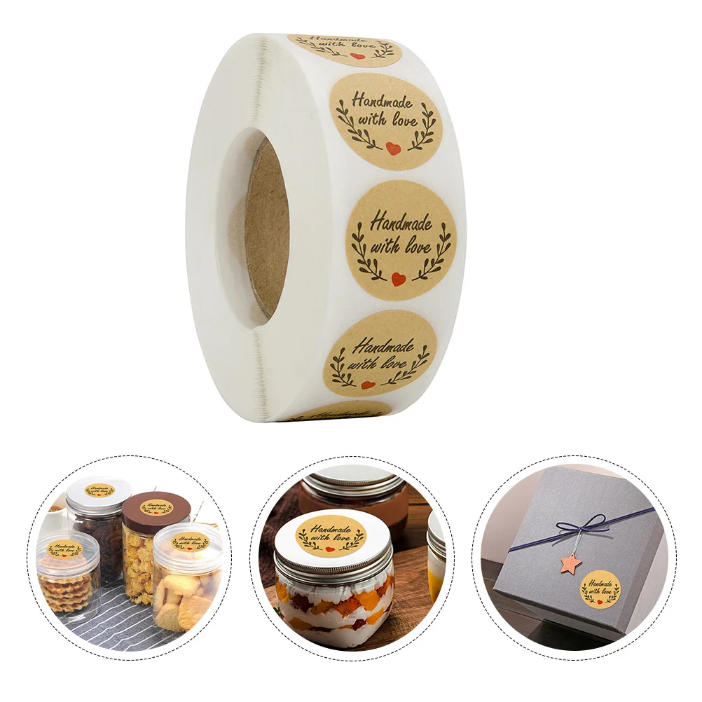 5 Rolls Adhesive Sealing For Gift Wrapping Baking Wedding Decor Party Bags Yellow Cowhide Design Festival Label
5 Rolls Adhesive Sealing For Gift Wrapping Baking Wedding Decor Party Bags Yellow Cowhide Design Festival Label