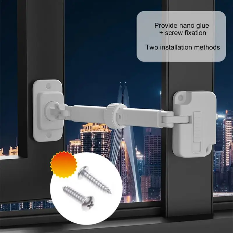 Anti-fall sliding window safety lock Multi-function window stopper Child protection safety window stopper Child safety buckle
Anti-fall sliding window safety lock Multi-function window stopper Child protection safety window stopper Child safety buckle